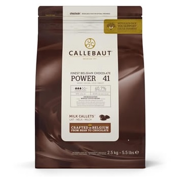Callebaut  Power 41 40.7% Milk Chocolate Callets 2.5kg